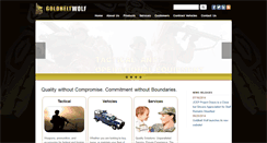 Desktop Screenshot of goldbeltwolf.com